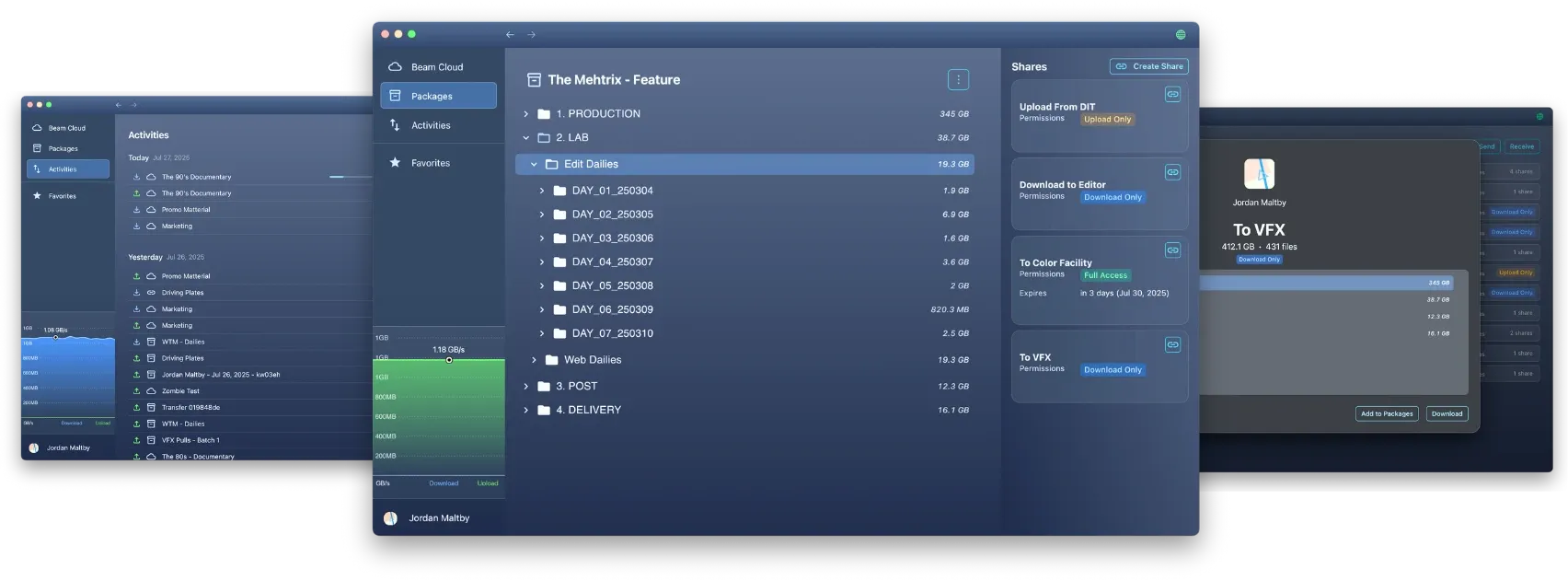 Beam Transfer screenshot